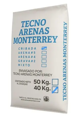 Costal de Arena Cribada para zarpeo